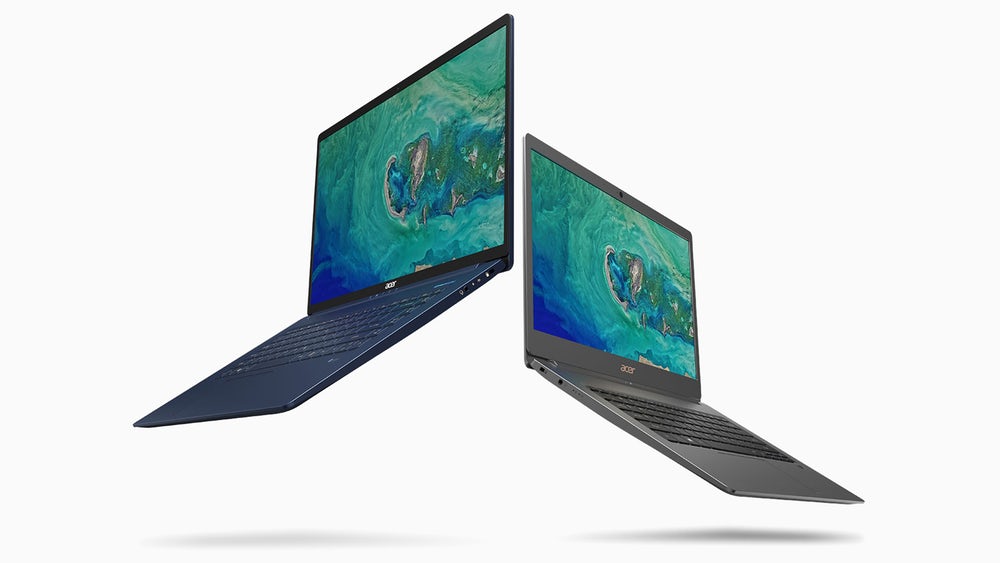 Acer представляет свои самые тонкие, легкие и мощные ноутбуки