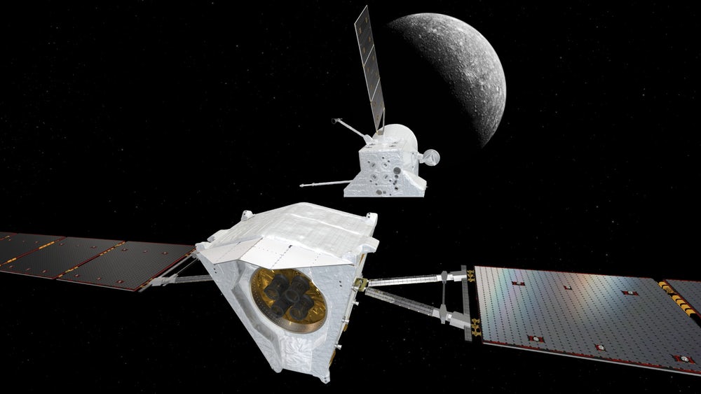 BepiColumbo на пути к Меркурию BepiColumbo на пути к Меркурию