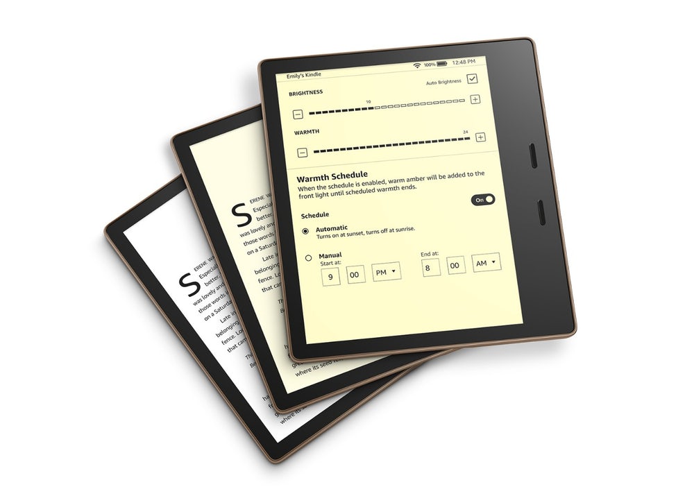 Новейший Amazon Kindle Oasis настраивает цветовую гамму Новейший Amazon Kindle Oasis настраивает цветовую гамму
