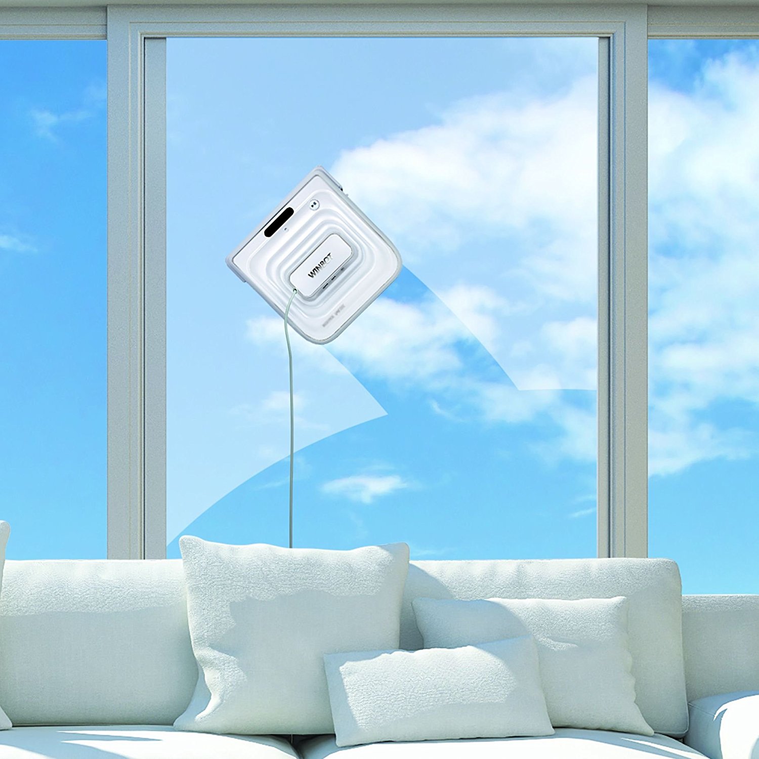 Обзор робота для мытья окон Ecovacs Winbot 950