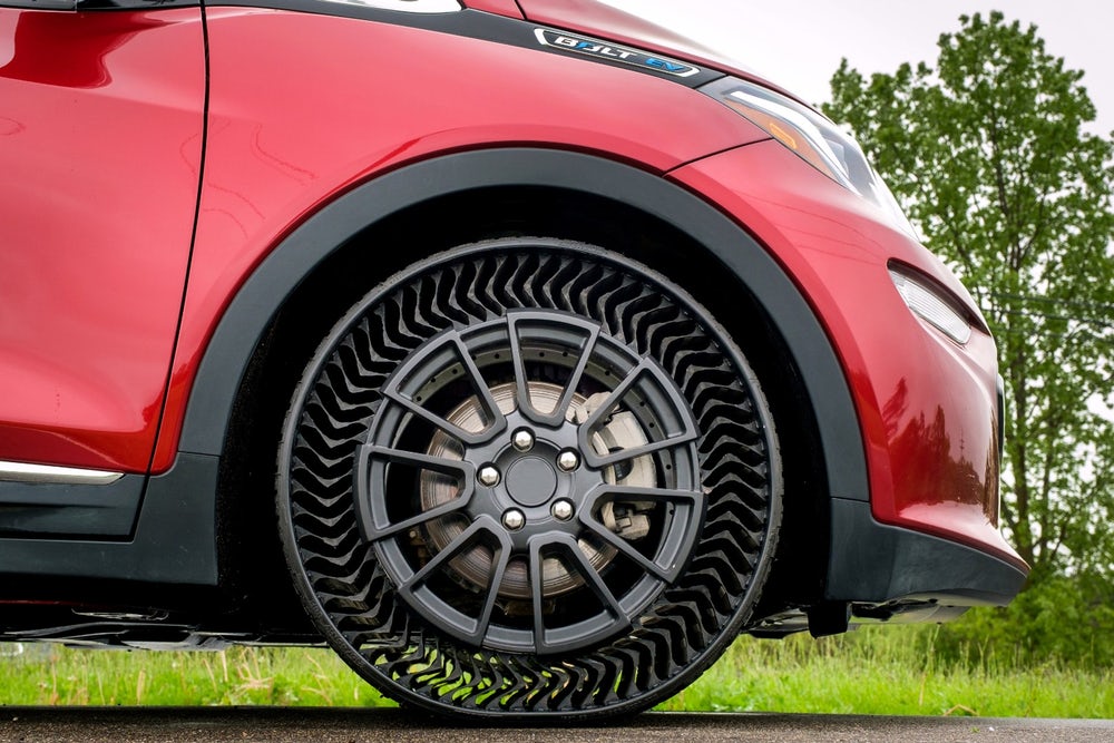 Michelin и GM представляют безвоздушные шины Michelin и GM представляют безвоздушные шины