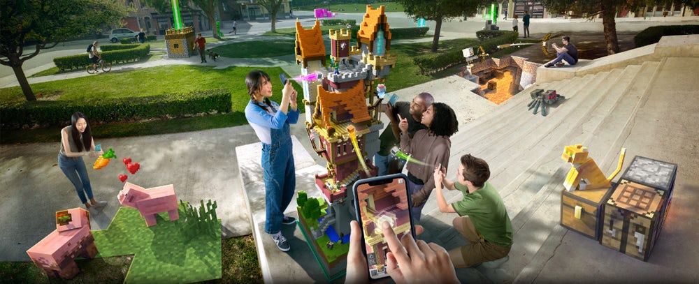 Minecraft Earth и дополненная реальность Minecraft Earth и дополненная реальность