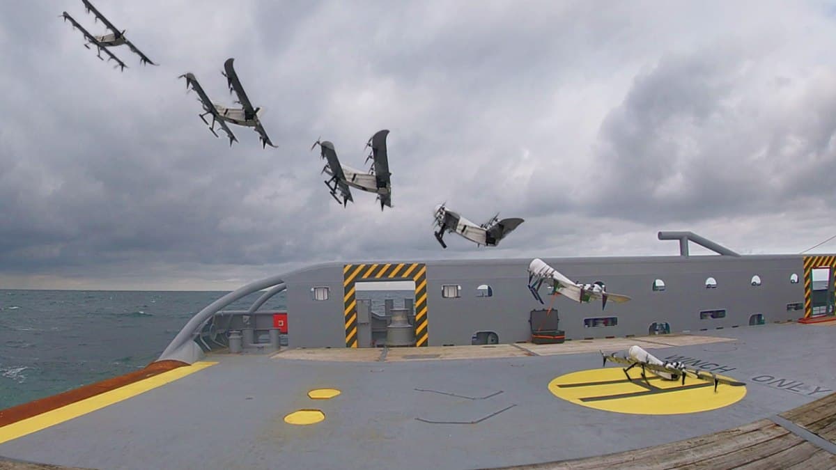 Дрон VTOL с водородным приводом способный работать на протяжении 3 часов Дрон VTOL с водородным приводом способный работать на протяжении 3 часов