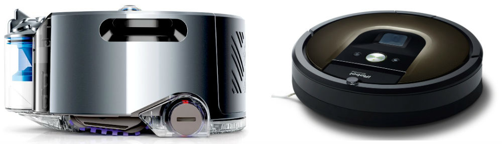 Сравнение роботов-пылесосов Dyson 360 Eye и iRobot Roomba 980 Сравнение роботов-пылесосов Dyson 360 Eye и iRobot Roomba 980